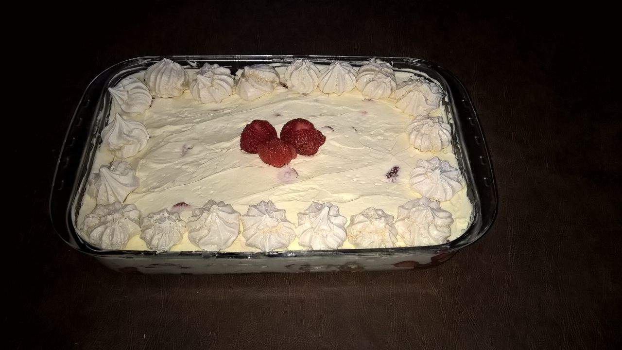 Receita Merengue de Morango