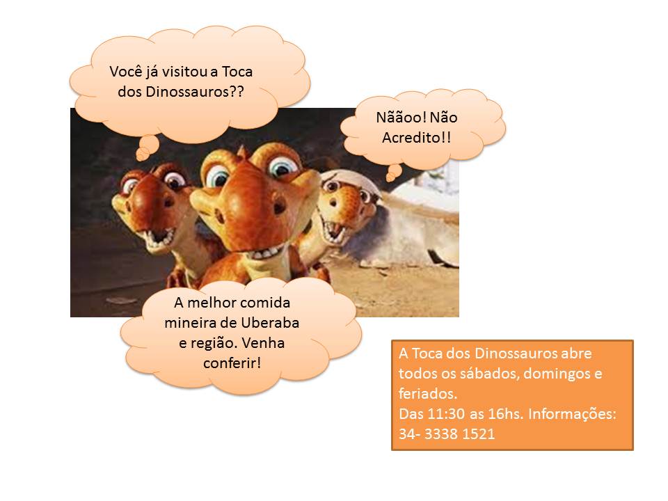 Almoçando com Dinossauros!